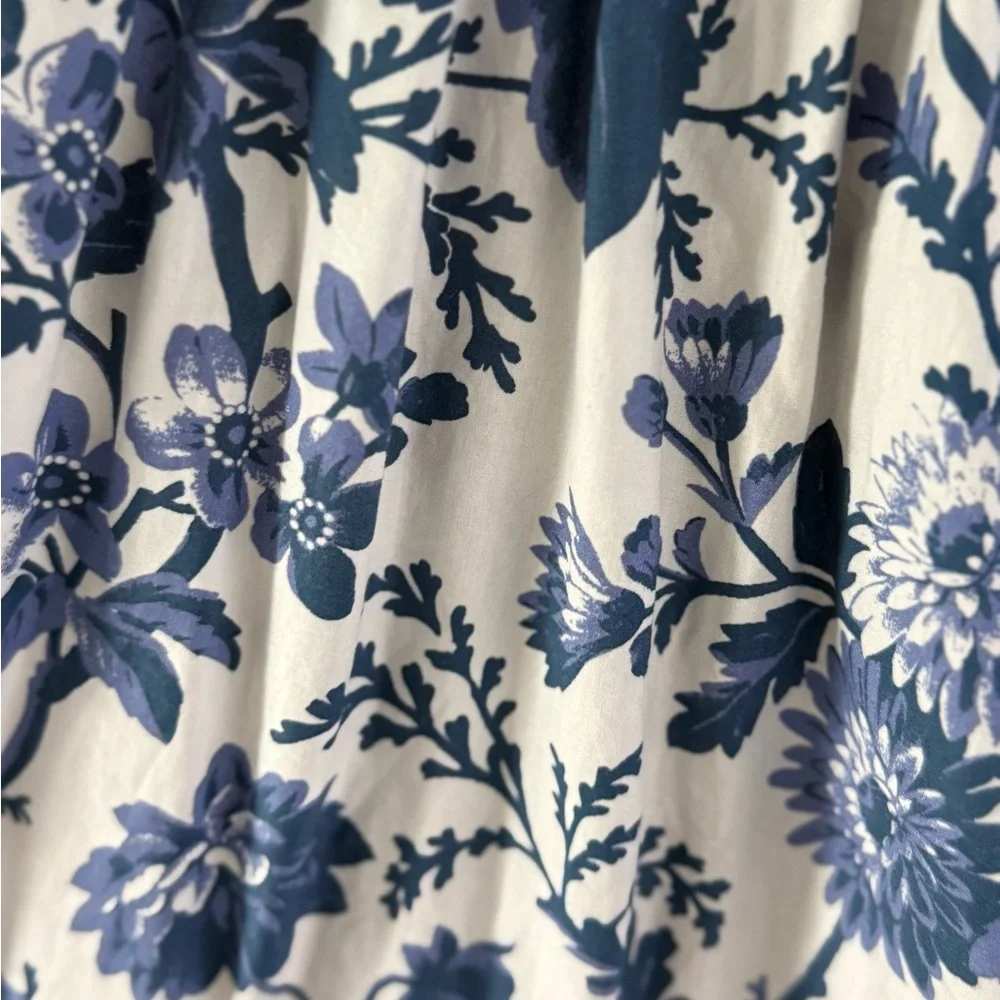 Anthropologie tiered poplin midi Dress - Picture 4 of 4